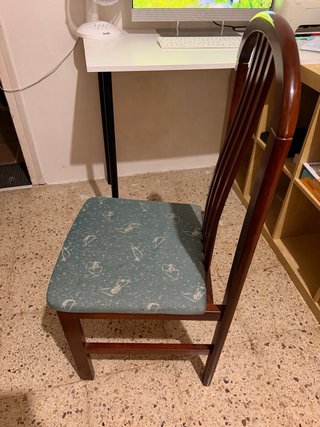 Silla de comedor de madera
