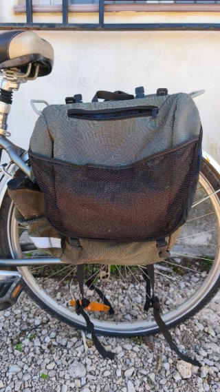 Bicicleta paseo Giant mujer,con alforjas