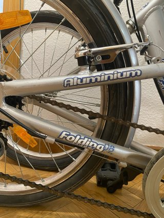 Bicicleta plegable aluminio 20''