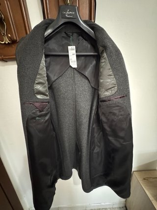 Cappotto Benetton Grigio Uomo