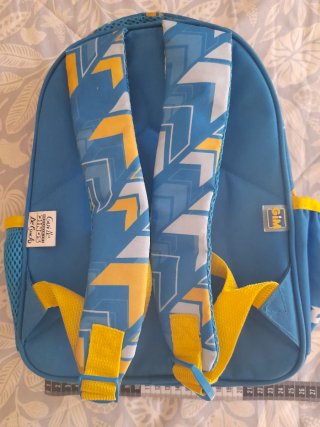 Mochila Sonic 2 Azul y Amarilla