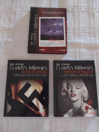 Lote libros+ DVD Iker Jiménez