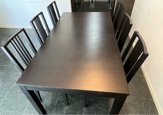 Mesa comedor extensible + 6 sillas