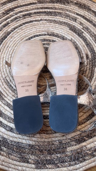 Sandalias Janet & Janet plateadas