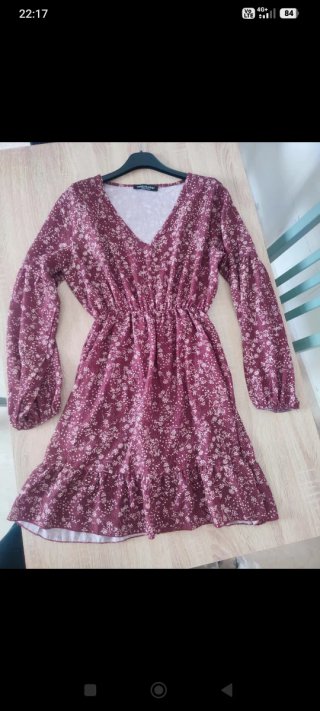 Vestito Sassyclassy donna manica lunga floreale