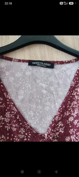 Vestito Sassyclassy donna manica lunga floreale