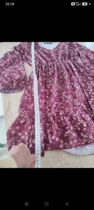 Vestito Sassyclassy donna manica lunga floreale