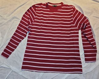 Camiseta Otf Rayas Rojas Talla L