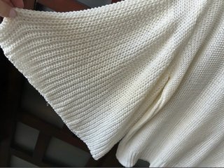 Jersey de punto blanco