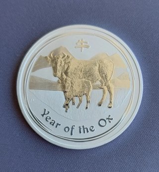 Onza de Plata Año del Buey