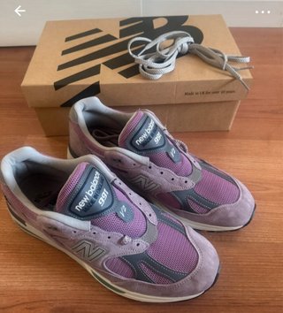 New Balance 991 v2 Morado Gris