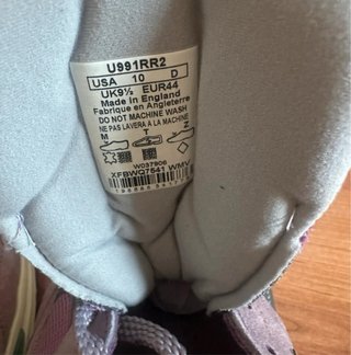New Balance 991 v2 Morado Gris