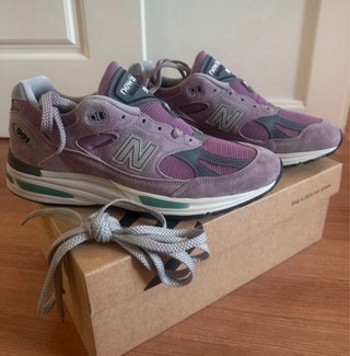 New Balance 991 v2 Morado Gris
