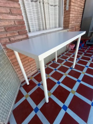 Mesa tablero blanca Ikea
