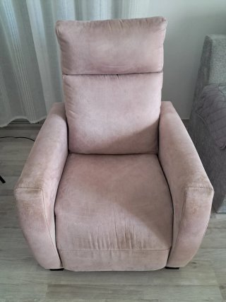 Sillón electric reclinable gris