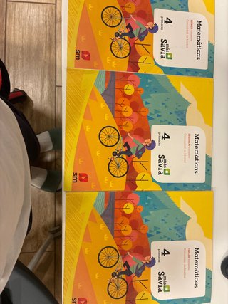 Libros Matemáticas 4 de primaria
