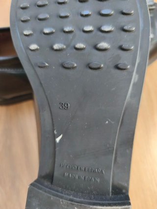 Zapatos Soriano Negros Talla 39