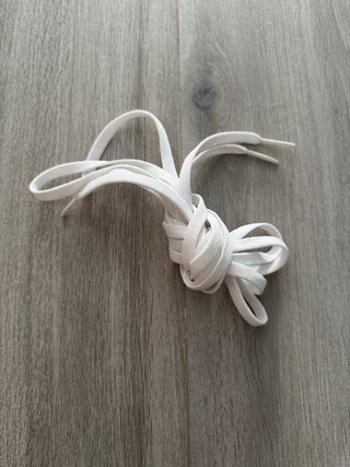 Cordones blancos para zapatillas