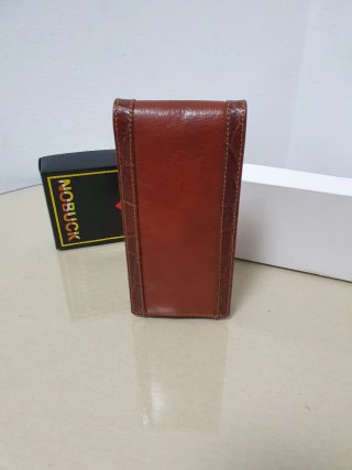 Funda de gafas de piel