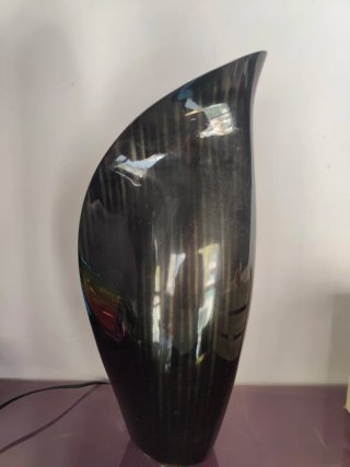 Jarrones decorativos negros y multicolores