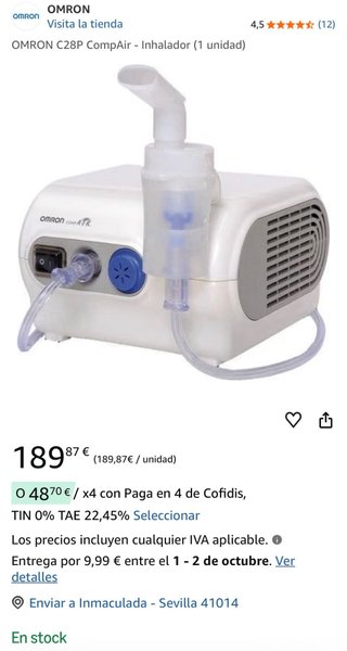 Nebulizador OMRON CompAIR.