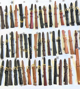 Correas de reloj de piel auténtica 12 mm – 3 € uni