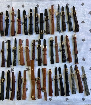 Correas de reloj de piel auténtica 12 mm – 3 € uni