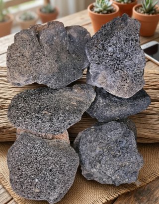 Rocas volcánicas para acuario