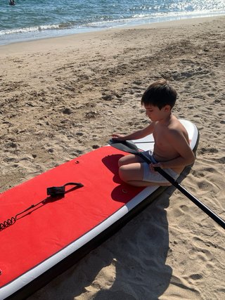 Tabla Paddle Surf Roja y Blanca Como nueva!!!