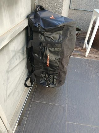 Mochila deportiva Quechua negra