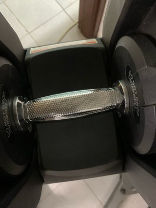Mancuernas Ajustables con Soporte