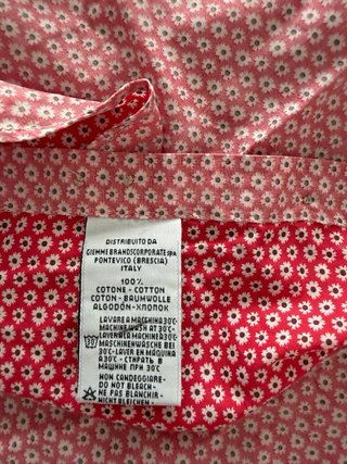 Camicia uomo DNL fantasia floreale cotone L