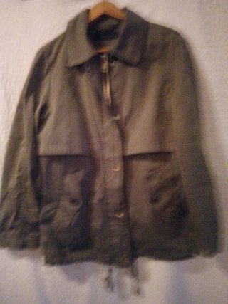 Chaqueta Zara Woman Verde Talla M