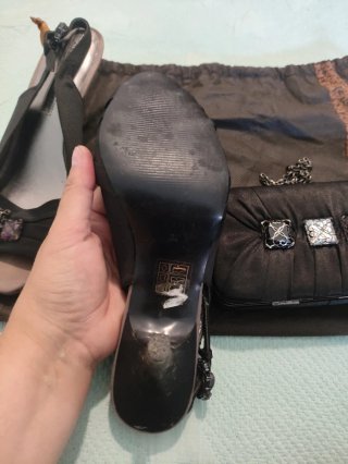 Adolfo Dominguez Zapatos y Bolso Ceremonia