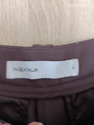 Pantaloni larghi Piazza Italia viola