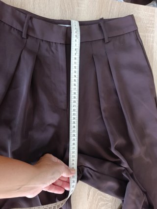 Pantaloni larghi Piazza Italia viola