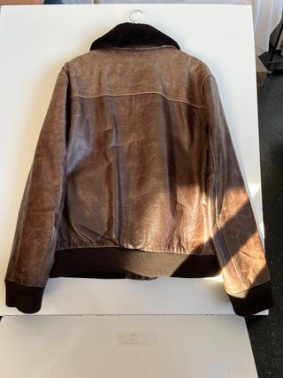 Chaqueta Aviador Piel Marrón Timberland Vintage