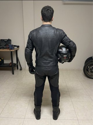 Traje de moto chaqueta y pantalón