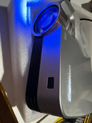 Proyector Excelvan Gris y Azul