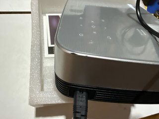 Proyector Excelvan Gris y Azul