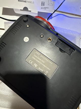 Proyector Excelvan Gris y Azul