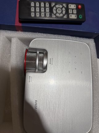 Proyector Excelvan Gris y Azul