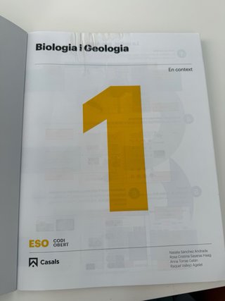 Biología i Geología 1 ESO LOMLOE