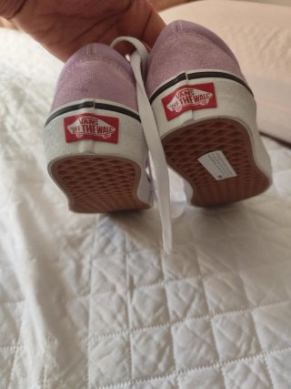 Zapatillas Vans rosas y blancas