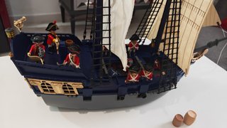 Galeón Inglés Playmobil 3940 Custom 6 Cañones