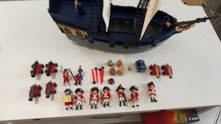 Galeón Inglés Playmobil 3940 Custom 6 Cañones