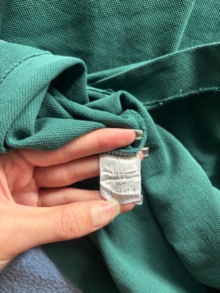 Polo Chemise Lacoste vintage verde bosque
