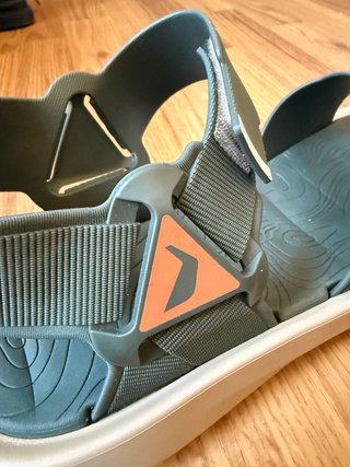 Sandalias / Chancletas Rider Caqui y Naranja