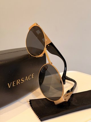 Gafas de sol Versace Oro y Negro