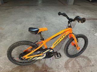 Bicicleta infantil Monty naranja